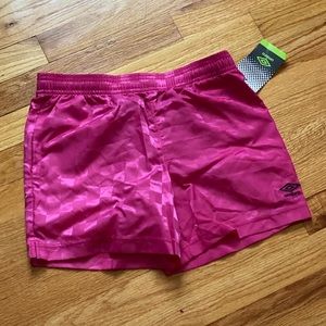 Umbro girls nylon shorts